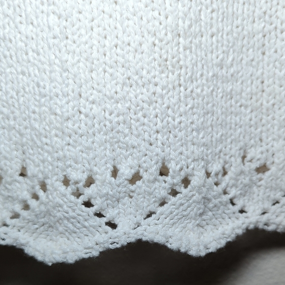 Art Class White Crochet Tank Top Girls Size S 6/7 - Picture 4 of 5